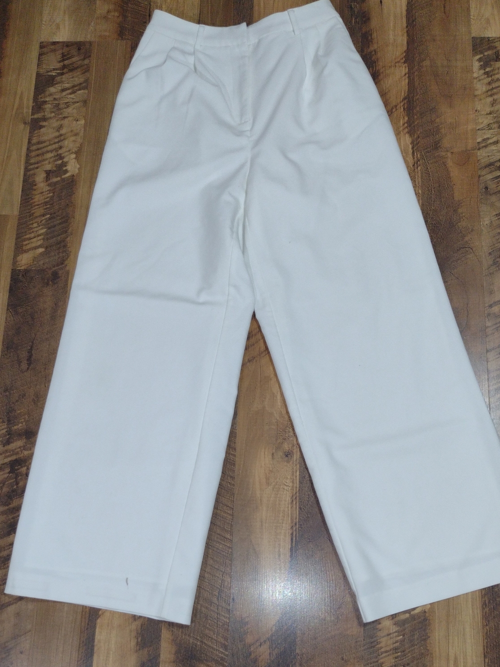 Commence White Wide-Leg Women's Pants Sz Lg See Measurements Altered